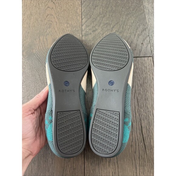 ROTHY’S The Point Shoes Print Moroccan Ikat Women’s Textile Size 9 - Picture 6 of 10